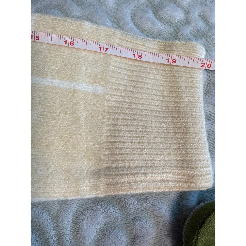 Andree by Unit Cream White Windowpane Grid Turtleneck 2XL, Soft, minimalist, NWT - Picture 8 of 11